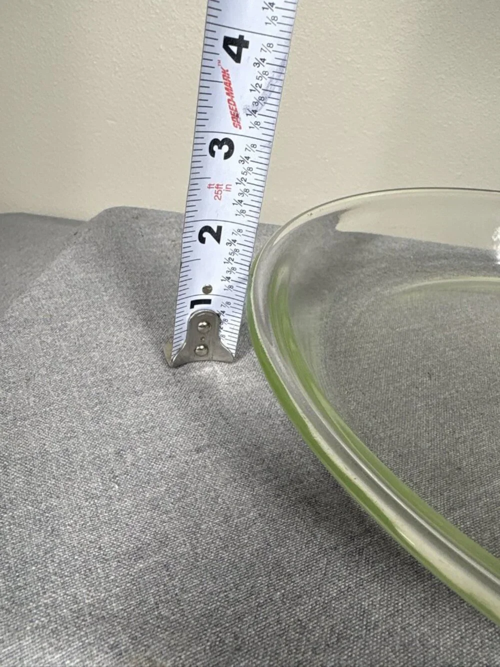 Pyrex 209 Clear Glass Pie Plate Baking Dish 9 Inch USA Ovenware